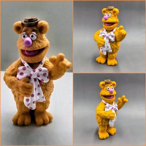 Fozzie Bear figure new, The Muppets Disney collectible