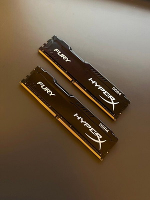 HyperX Fury 32GB DDR4 2400MHz RAM σαν καινούργιο (2x16)