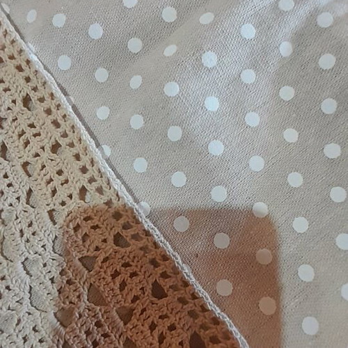 Handmade beige shoulder envelope bag new