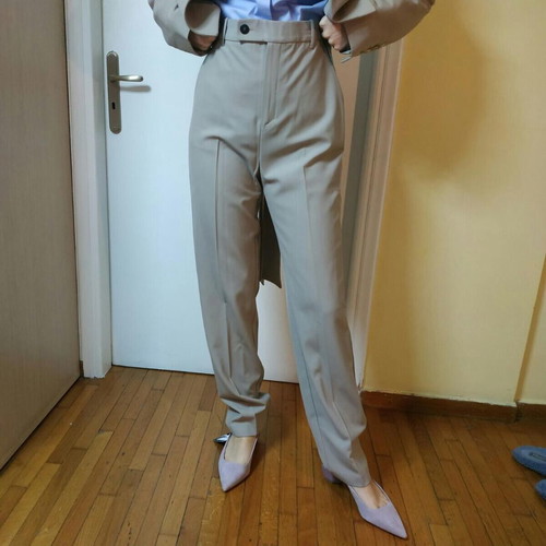 Mango suit set jacket and trousers new beige summer