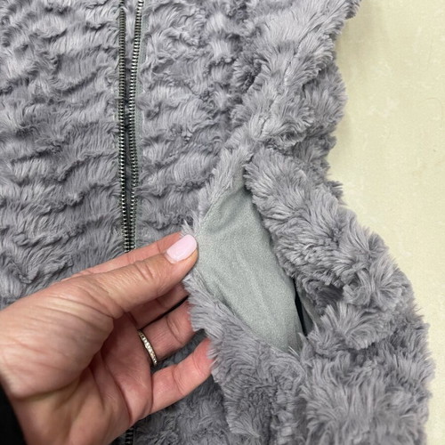 Patagonia fleece vest medium like new, gray