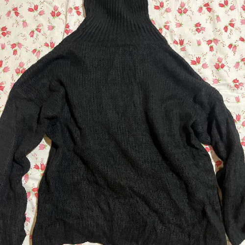 Decoro knitted turtleneck sweater, black
