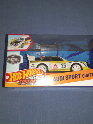 Hot Wheels Pull Back Speeders Audi Sport Quattro S1 E2 καινούργιο