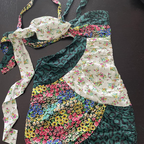 For Love & Lemons Mini Dress Small like new, colorful