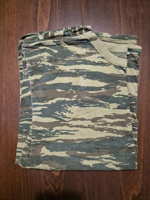 T-shirt camouflage used, size 4XL, cotton fabric