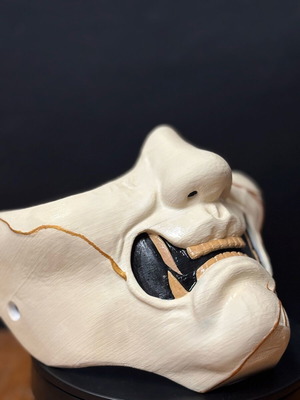 Ghost of Yotei mask new with vivid colors and detailed design