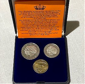 Beatrix set coins 1980