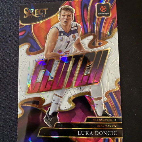 Panini Select EuroLeague Luka Doncic White Ice card 2025-26