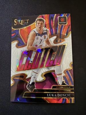 Panini Select EuroLeague Luka Doncic White Ice card 2025-26
