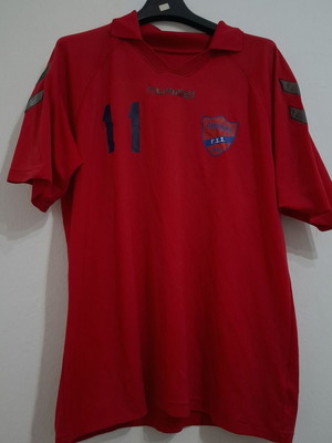 Panionios football jersey Hummel used, authentic