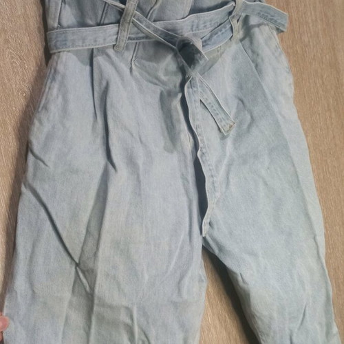 Bershka balloon jeans like new, size S, blue turquoise