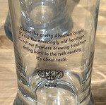Fisher 300ml beer glasses new, set of 6