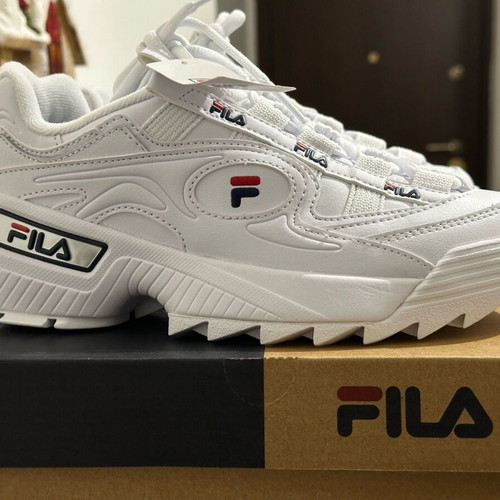 Fila D Formation athletic shoes new, size 37.5, white