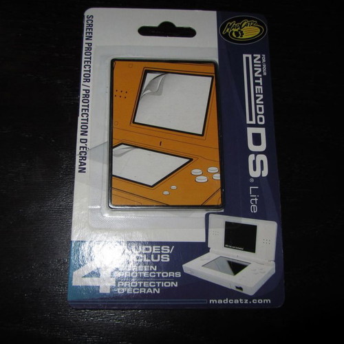 Madcatz Nintendo Ds Lite Screen Protector pack of 4 membranes new sealed