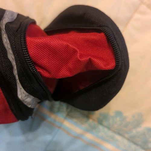 Bicycle bag unused with central pocket and extension