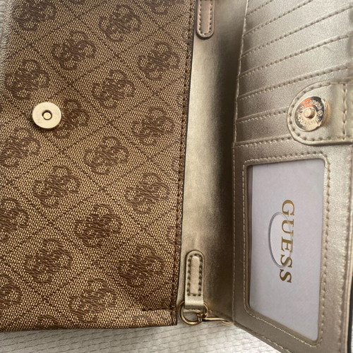 Guess crossbody bag brown like new