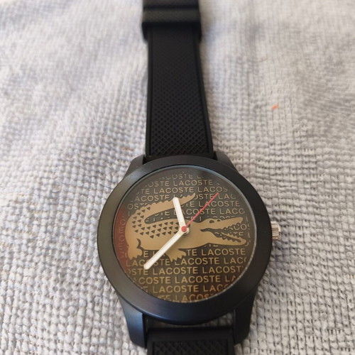 Lacoste Unisex Watch like new, black and gold