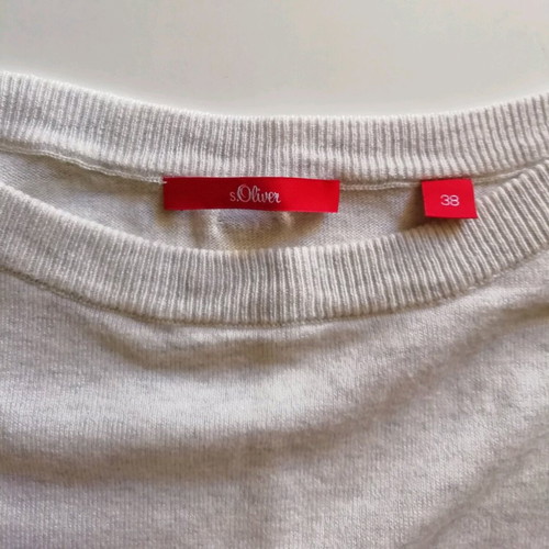 S.Oliver blouse white size M like new