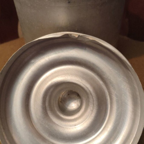 Vintage Aluminum Food Container «Κουνέτο» 1940-1950, like new