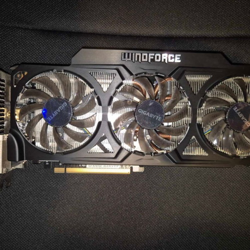 Gigabyte GTX 780 Ti WindForce 3X OC graphics card used