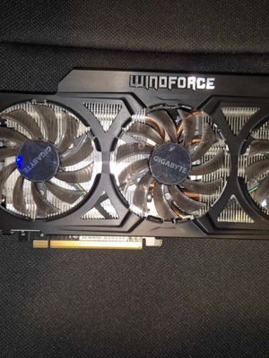 Gigabyte GTX 780 Ti WindForce 3X OC graphics card used