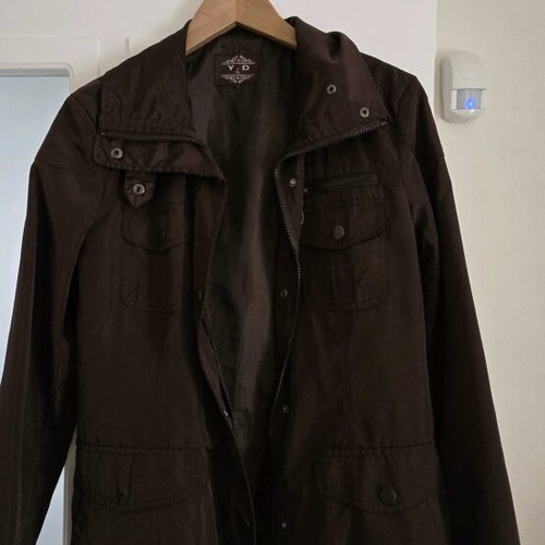 V & D jacket brown women's like new, size XL