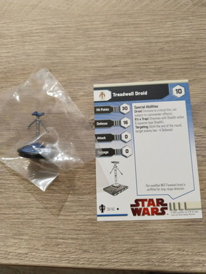 Миниатюра Star Wars Miniatures Game Treadwell Droid нова