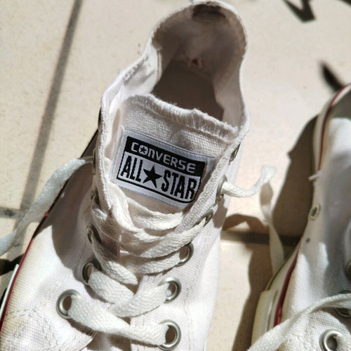 Converse Allstar women's white shoes used