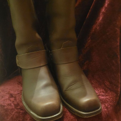 Commanchero brown leather boots size 44 used