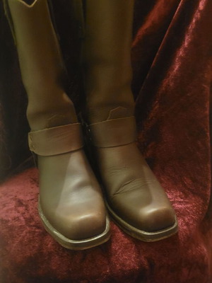 Commanchero brown leather boots size 44 used