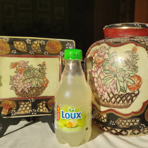 Japanese container and ashtray used, Royal hand painted Satsuma