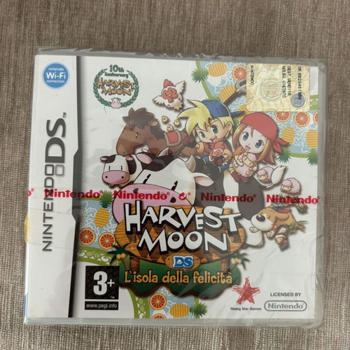 Harvest Moon Nintendo DS sealed game Red Stripe, new