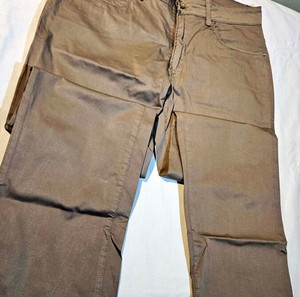 Αυθεντικό Trussardi Jeans ανδρικό παντελόνι καφέ, μέγεθος M.