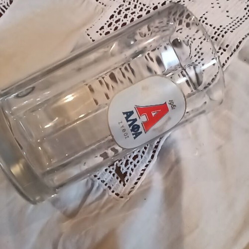 Beer glass unused with Vox