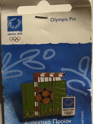 Handball Olympic Pin new, limited edition 15,000 Athens 2004