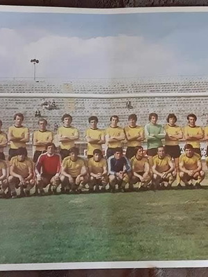 Commemorative photo AEK Athens Greek Championship 1977/78 used