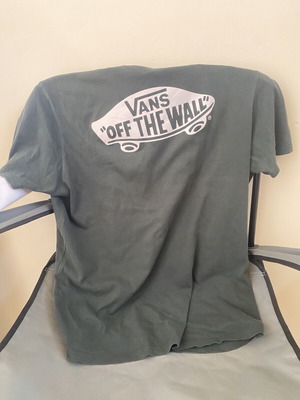 Vans short-sleeve t-shirt used, dark green, size large