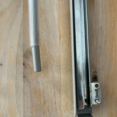 Komplement IKEA 18079 sliding metal wardrobe rack for pants organization