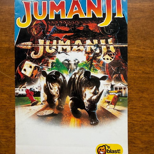 Jumanji manual for PlayStation 2 used, manual only