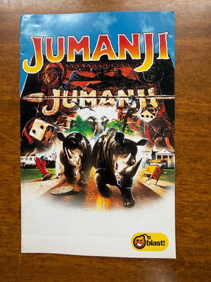 Manual Jumanji για PlayStation 2 μεταχειρισμένο, μόνο το εγχειρίδιο
