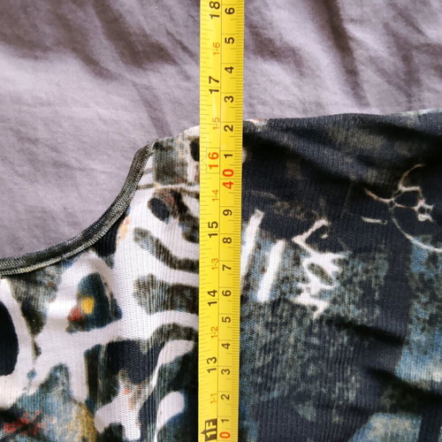 Apriori sleeveless summer top like new, multicolored