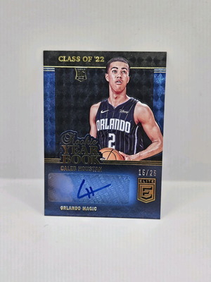 Κάρτα Panini Elite Class of 22 Caleb Houston rc autograph σαν καινούργιο