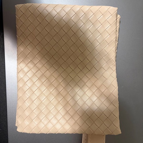 Toiletry bag with wristlet beige, new, set of 2 pieces