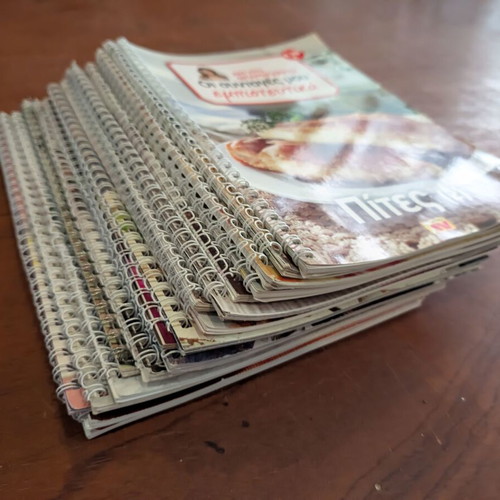 Argyro Barbarigou cooking book set, 19 issues, Greek recipes