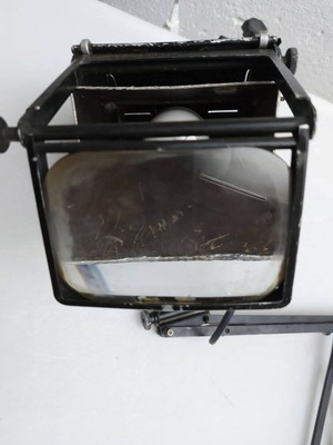 Old industrial lamp from printing machine A1786