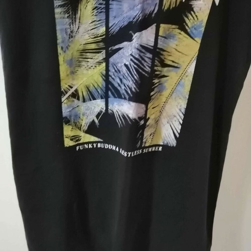 Funky Buddha Long T-shirt S black like new