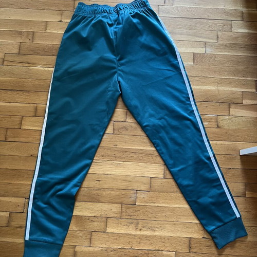 Adidas tracksuit like new, blue-turquoise striped