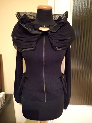Gothic jacket Forel used, black, size small-medium