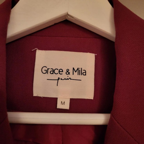 Grace & Mila No M jacket in magenta, like new