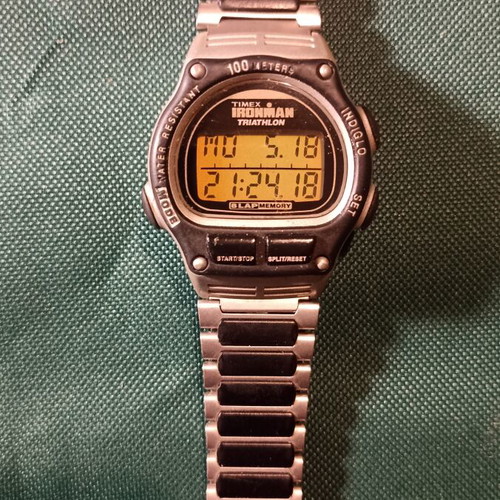 Timex Ironman Triathlon 1997 Model 746 vintage men's watch like new